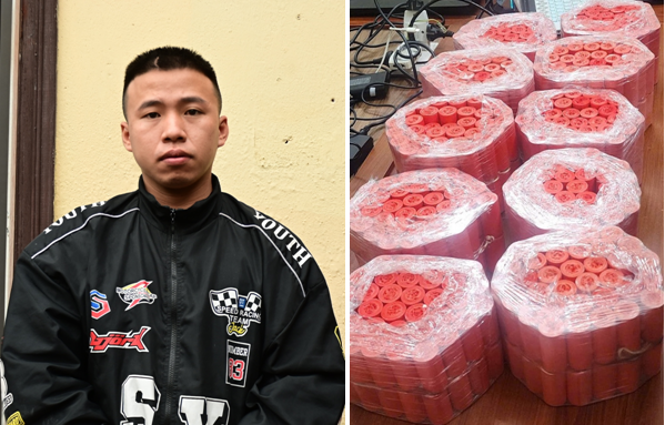 Công an quận Lê Chân: Bắt giữ đối tượng vận chuyển gần 14kg pháo nổ